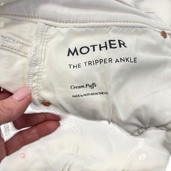 MOTHER The Tripper Ankle Jeans 30 “Cream Puffs” - Picture 6 of 16